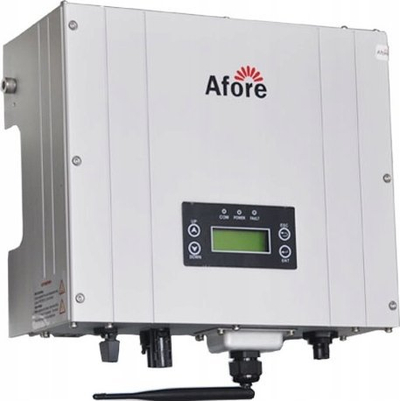 Inverter diellor Afore HNS3000TL-1, 3 kW, njëfazësh on-grid, ngjyrë argjendi