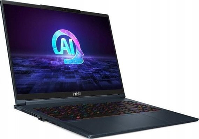 Laptop MSI Stealth 16 AI Studio A1VIG-009PL, 16", Core Ultra 9, 185H, 32GB, 2TB, RTX 4090,120 Hz, i kaltër