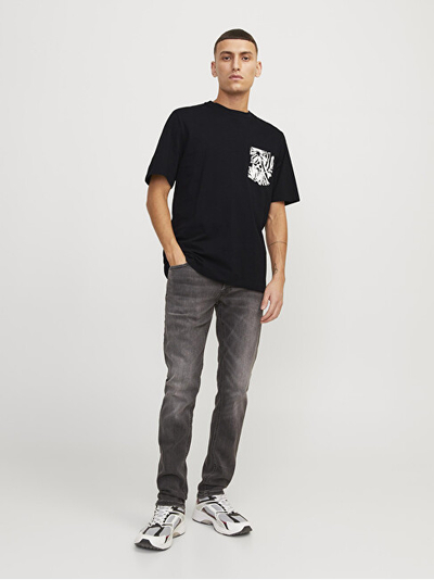 Maicë për meshkuj Jack&Jones, e zezë