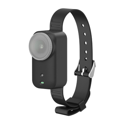Qafore për kamera Puluz për DJI Osmo Nano, silikoni, e rregullueshme, e zezë