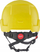 Helmet sigurie Milwaukee Bolt 200, i ventiluar, me rrip mjekre, i verdhë