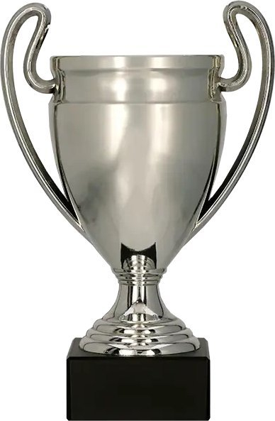 Kupë Victoria Sport 8378C, 16 cm, e argjendtë