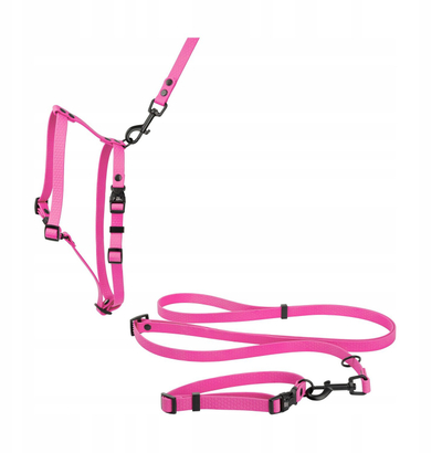 Litar për qen Pets Collection BK-20023, gomë e fortë, 16mm 1.2m, i zi