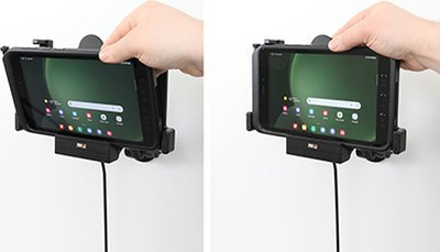 Mbajtëse aktive tableti Brodit për Galaxy Tab Active 5, me karikim, e zezë