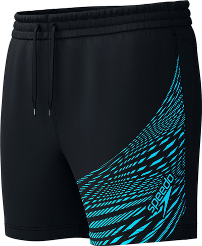 Шорцe за пливање Speedo HyperBoom Splice 16\", за мажи, црни и сини