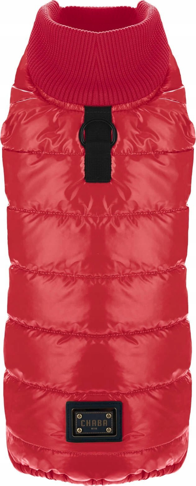Pallto për qen Chaba Coat Dopamine, madhësia 2XL, e kuqe