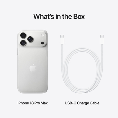 Apple iPhone 18 Pro Max, 512GB, Silver