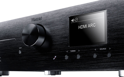 Receiver Hi-Fi Magnat MC 400, CD dhe streaming, radio DAB FM, argjendtë
