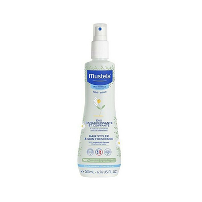 Sprej freskues Mustela Hair Styler & Skin Refreshener, 200 ml