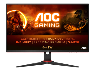 Gaming Monitor AOC Gaming 24G2SPAE/BK, 23.8", Full HD, 165Hz