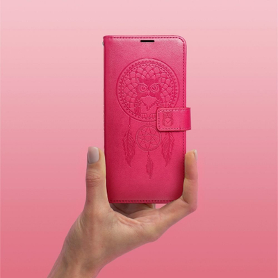 Këse portofol Mezzo për Xiaomi Redmi Note 13 5G, me magnet, me vende për karta, magenta