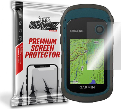 Xham mbrojtës hibrid GrizzGlass për Garmin eTrex 22x, rezistent ndaj gërvishtjeve, oleofobik, transparent