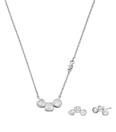Set aksesorësh për femra Michael Kors sMK0749, i argjendtë