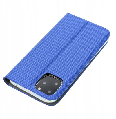 Këllëf telefoni OEM Sensitive Book për iPhone 17 Pro Max, me kapak, me stand, blu