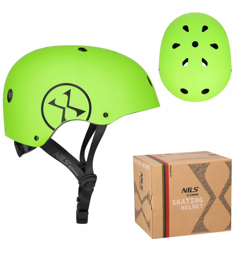 Kaskë patinazhi Nils Extreme MTW001-2, madhësia L 58-61cm, e gjelbër