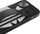 Këllëf telefoni Adidas Handstrap Case për iPhone 14 Plus, rrip dore, i zi e bardhë