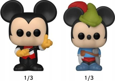 Figurina koleksionu Funko Bitty Pop Disney Mickey Mouse, set me 4 copë, mini vinyl, shumëngjyrëshe