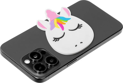 Aksesor MagSafe LAUT Magmoji Badge White Unicorn, për iPhone, i bardhë