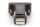 Adapter Digitus DA-70156, USB 2.0 në RS232, i zi