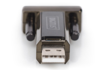 Adapter Digitus DA-70156, USB 2.0 në RS232, i zi