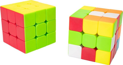 Lodër kub magjik Askato, 3x3x3, me shumë ngjyra