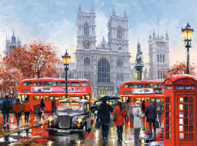 Puzzle Castorland Westminster Abbey, 3000 copa, 92 x 68 cm, shumëngjyrësh