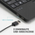 Tastierë Perixx PERIBOARD-525 H DE, QWERTZ gjerman, me touchpad, e zezë
