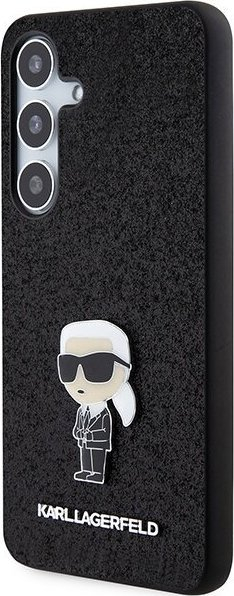 Mbrojtëse telefoni Karl Lagerfeld KLHCMGKNPSK, Galaxy S24 Plus, Glitter, e zezë