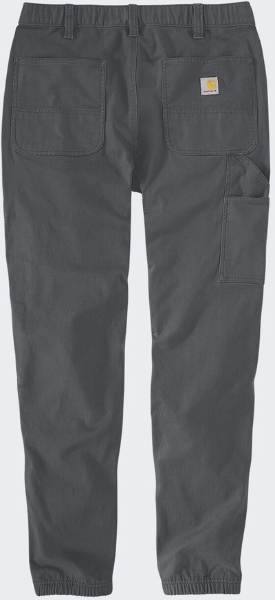 Pantallona Carhartt Rugged Flex Canvas Jogger, loose fit, W31, gri e errët