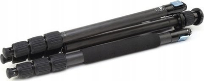 Tripod fotografik Sirui W-2204, karbon fiber, mban deri 18 kg, i zi