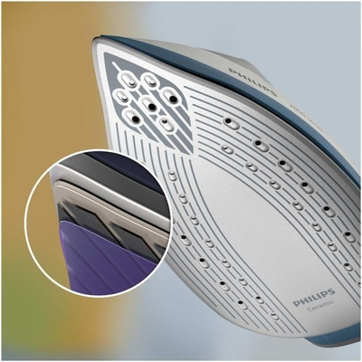 Hekur me bazë avulli Philips PSG2000/20 Series 2000, 6 bar, rezervuar 1.4L, gri e bardhë