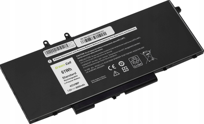 Bateri laptopi Green Cell 4GVMP, 61Wh, Li-Ion, e zezë