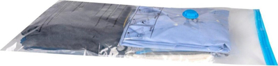 Qese vakumi për rroba Alpina, set me 2 copë, 50x86 cm, 74x130 cm, transparente
