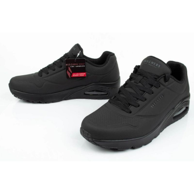 Atlete Skechers Uno M 52458 BBK, Skech Air, Air Cooled Memory Foam, të zeza