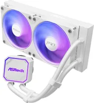 Ftohës uji CPU ASRock Pro White 240 ARGB, radiator 240mm, ARGB, i bardhë