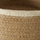 Set shportash dekorative Boltze Cunas, 3 copë, prej jute, ngjyrë kafe