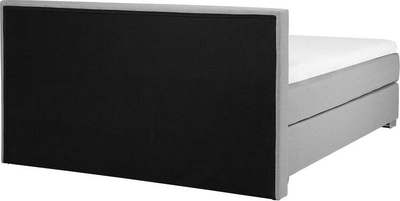 Shtrat divan Beliani Consul, 160 x 200 cm, king size, gri e çelët