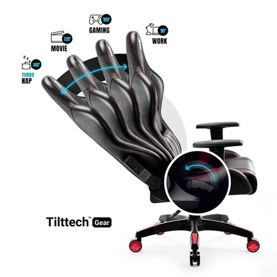 Karrige gaming Diablo Chairs X-ONE 2.0 Normal, ergonomike, e kuqe