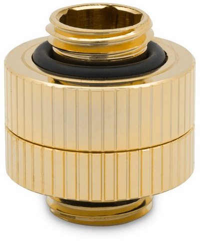 Fiting zgjatues për ftohje me ujë EKWB EK-Quantum Torque, 14mm, G1/4 rrotullues, ngjyrë ari