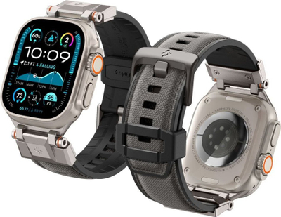 Rrip ore Apple Spigen DuraPro Armor për Apple Watch 49mm 46mm 45mm 44mm, gri