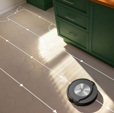 Robot pastrues iRobot Roomba Combo j7+, pastrim me fshirje, stacion që e zbraz vet, gri