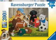 Puzzle Ravensburger Puppies, 200 copa XXL, për fëmijë 8+