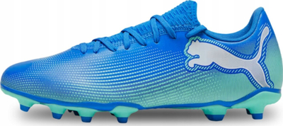 Këpucë futbolli Puma FUTURE 7 Play 107939-01, FG AG, për burra, blu