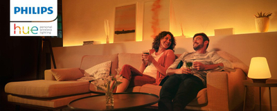 Llambë smart Philips Hue White Ambiance GU10, 5.2W, Bluetooth Zigbee, e bardhë, set 3 copë