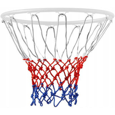 Rrjetë basketbolli Enero Net For Hoop, 11 kapëse, plastike, shumëngjyrëshe