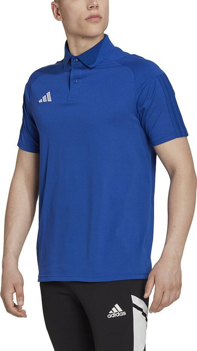 Bluzë polo për burra Adidas Tiro 23 Competition HU1342, sportive, blu