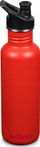 Shishe uji Klean Kanteen Classic Tiger Lily, 800ml, çelik inox, portokalli