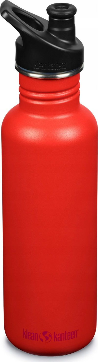 Shishe uji Klean Kanteen Classic Tiger Lily, 800ml, çelik inox, portokalli