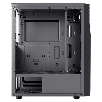 Kuti kompjuteri Spacer Warrior, ATX Mid Tower, 7 slote zgjerimi, e zezë