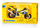 Lodër motor Daffi Suzuki GSX R600, model për koleksion 1:18, metal edhe plastik, i verdhë